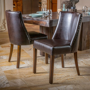 genuine leather dining chairs & benches | birch lane genuine leather dining chairs & benches | birch lane