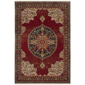 Murphy Red Oriental Area Rug