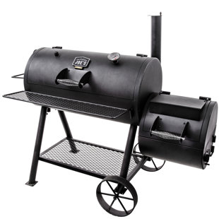Combination Grill And Smoker Smokers You Ll Love Wayfair Oklahoma Joe S Highland Reverse Flow Offset Charcoal Smoker And Grill