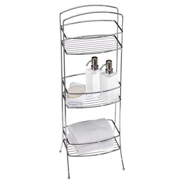 Free Standing Bathroom Shelving You'll Love | Wayfair