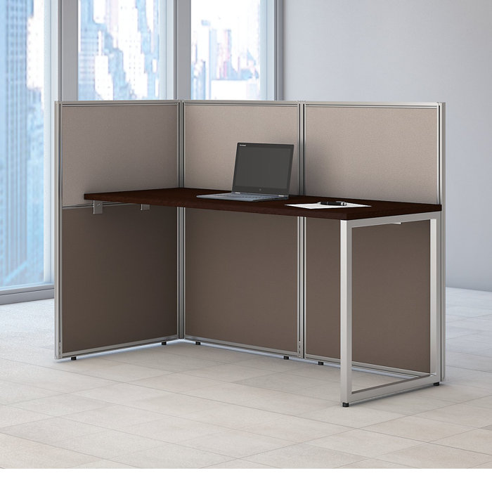Bush Business Furniture Easy Office 60w Straight Desk Open Easy Office 60w Straight Desk Open