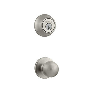 Kwikset 976KTL LH RDT 15 SMT SIGNATURE Katara Double Cylinder Interior Pack feat SMT in Satin Nickel