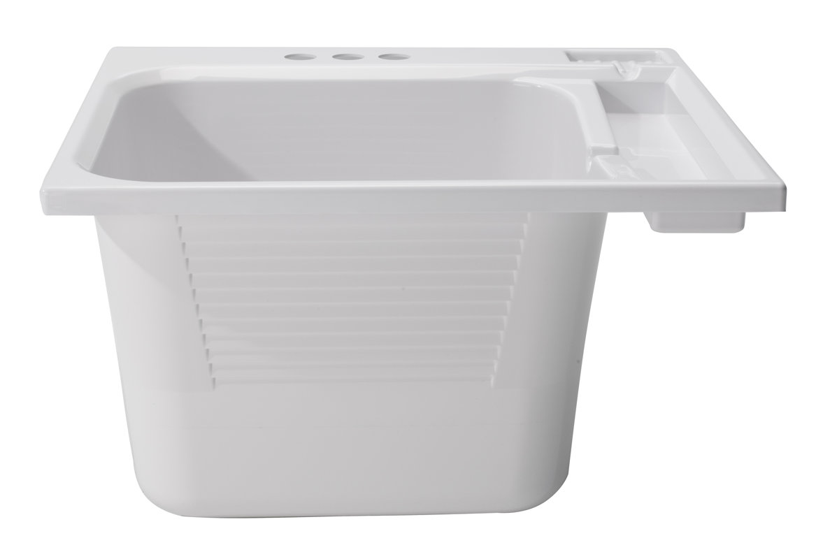Cashel 25" x 22" Single Dropin Laundry Sink & Reviews Wayfair