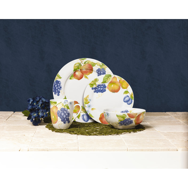 Pfaltzgraff Everyday Orchard 16 Piece Dinnerware Set, Service for 4 ... Pfaltzgraff Everyday Orchard 16 Piece Dinnerware Set, Service for 4 ...