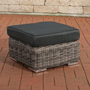 Gartenhocker Kyushu mit Kissen von Home & Haus