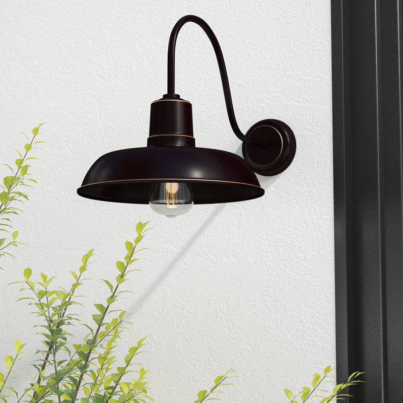 Ebern Designs Chenier 1-Light Outdoor Barn Light & Reviews ...
