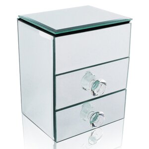 Glamorous Mirrored Jewelry Box