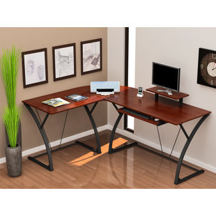 L Shaped Desks You Ll Love Wayfair Murdock L Shape Computer Desk