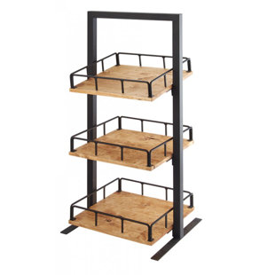 3 tiered wooden tray wayfair