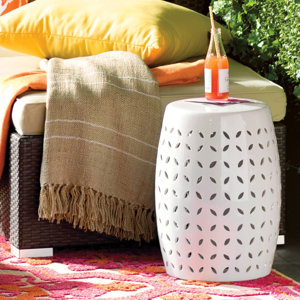 Bartow Petal Garden Stool