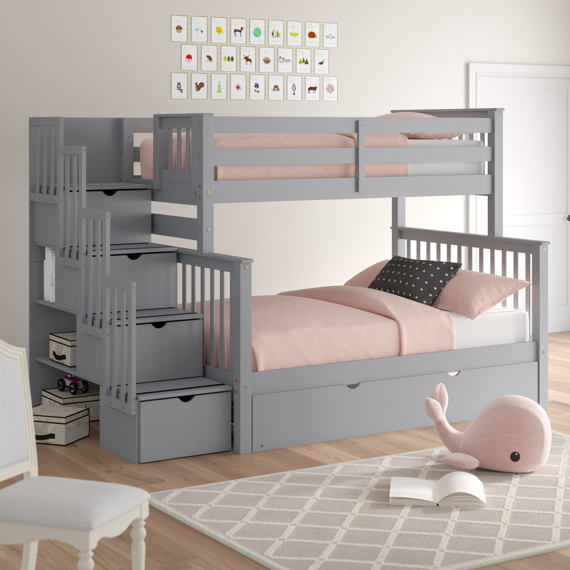 twin over full size bunk beds