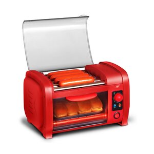 2 Slice Hot Dog Roller Toaster Oven