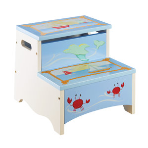 Sailing Step Stool with Storage by Guidecraft