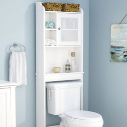 Bathroom Storage Organization You Ll Love Wayfair Bathroom Wall Shelves Over The Toilet Storage