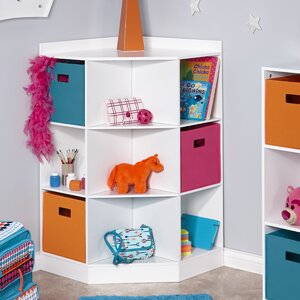 6 Cubby 3 Shelf Toy Organizer