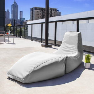 Prado Outdoor Bean Bag Chaise Lounge Chair