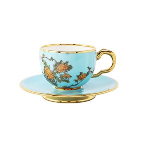 Lady Turquoia Coffee Cup and Saucer