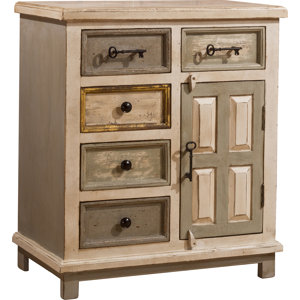 Union Point 5 Drawer 1 Door Cabinet