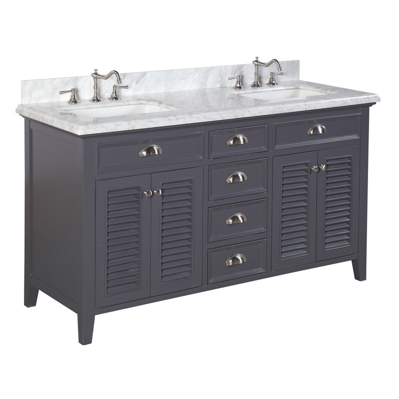 Bathroom Vanities Lakeland Fl kbc savannah 60" double bathroom vanity set & reviews | wayfair Bathroom Vanities Lakeland Fl kbc savannah 60" double bathroom vanity set & reviews | wayfair