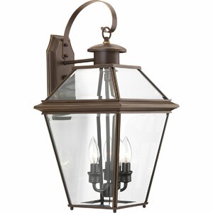 Gunnora 3-Light Outdoor Wall Lantern