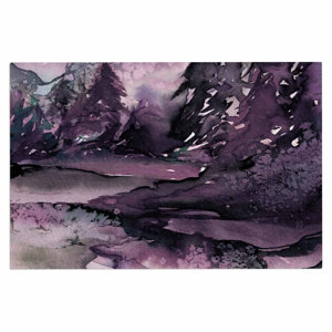 Ebi Emporium Never Leave the Path 6 Watercolor Doormat