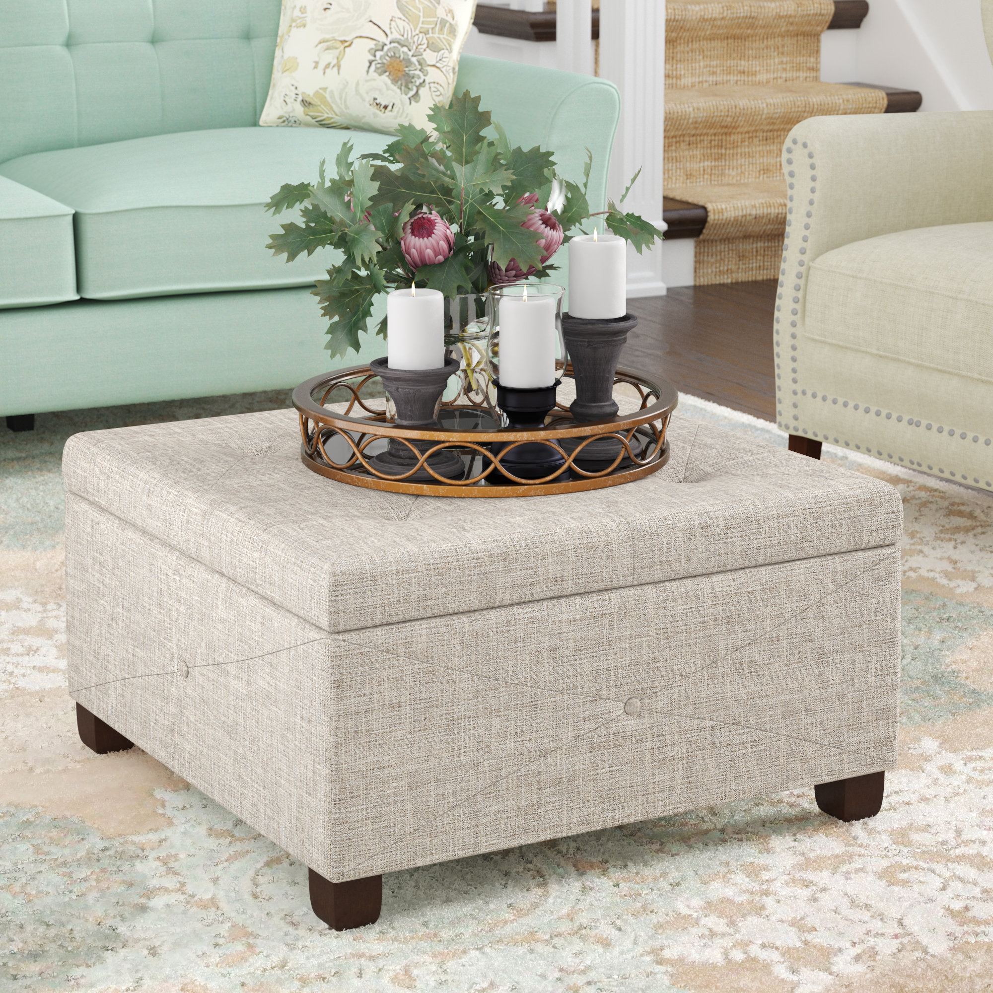 Ottomans Poufs Wayfair Quickview