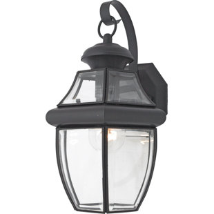 Black Outdoor Wall Lighting You Ll Love Mellen Led Outdoor Wall Lantern