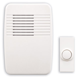 Doorbell Cover Box Wayfair Wireless Plug In Doorbell Kit With White Molded Cover