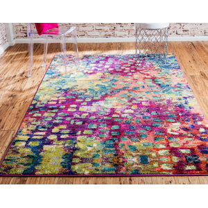 Massaoud Machine Woven Area Rug