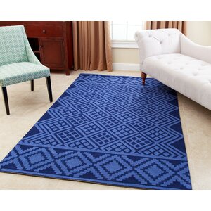 Lucianau00a0 Hand-Tufted Royal Blue Area Rug