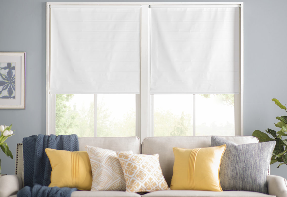 Wayfair Basics™ Wayfair Basics Room Darkening White Roller Shade