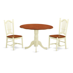 Gloucester 3 Piece Dining Set by Charlton Home