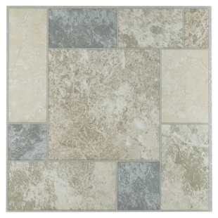 Vinyl Flooring You Ll Love Wayfair Tivoli Marble Blocks 12 X 1 2mm Luxury Vinyl Tile