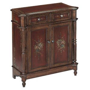 Cedar Grove 2 Drawer Burgundy Accent Chest