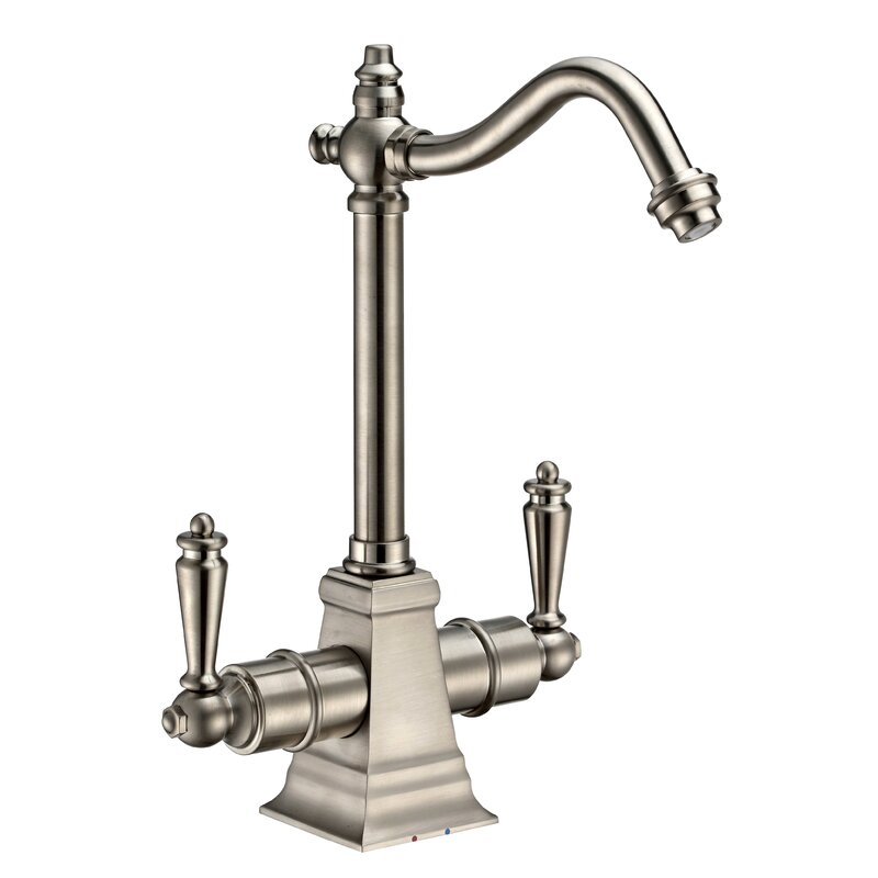 Whitehaus Collection Point of Use Double Handle Kitchen Faucet | Wayfair