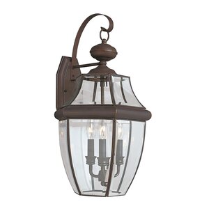 Redfern 3-Light Outdoor Wall Lantern