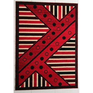 Sider Red Area Rug