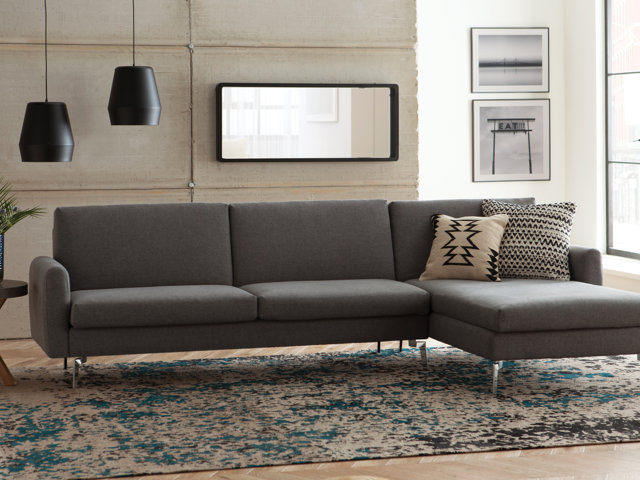 Modern Sectional Sofas Allmodern Modern Living Room Design