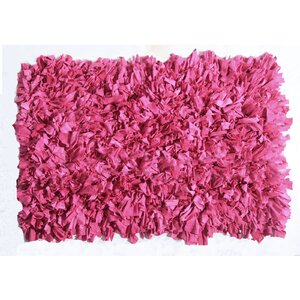 Kaylyn Shaggy Pink Area Rug