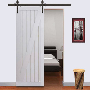 48 Inch Wide Sliding Barn Door Wayfair Arrow Sliding Standard Single Track Barn Door Hardware Kit
