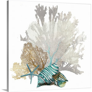 'Coral' by Aimee Wilson Graphic Art Print on Canvas