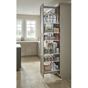 Soft-Close Chrome Pull Out Pantry