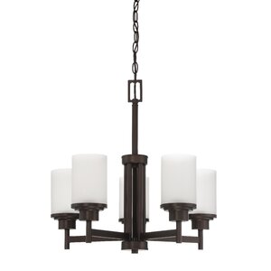 Somes 5-Light Shaded Chandelier