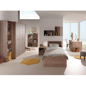 8-tlg. Schlafzimmer-Set Emma, 90 x 200 cm von Vi..