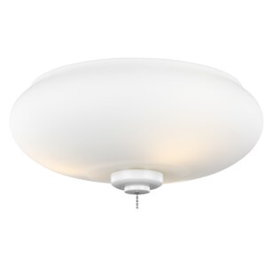3-Light LED Bowl Ceiling Fan Light Kit