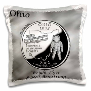 Ohio State Grill Cover Wayfair State Quarter Ohio Pillow Cover