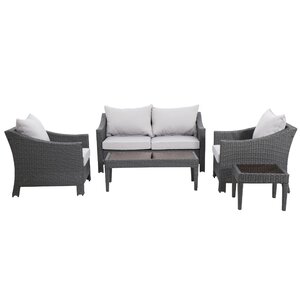 Shadai 5 Piece Conversation Set with Cushions