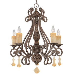 Riviera 5-Light Candle-Style Chandelier