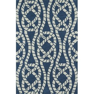 Bovina Hand-Tufted Baltic/Ivory Area Rug