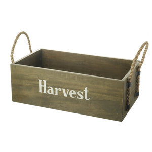 Kiste Harvest aus Holz und Seil von Parlane